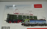 Katalog Fleischmann nowości 2018 - 75str . 1szt. H0, N