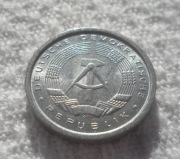 Niemcy Wschodnie NRD DDR 1 fenig pfennig 1989 A Berlin KM# 8 Ładny stan