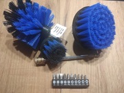 Zestaw szczotek do czyszczenia felg na wiertarkę/wkrętarkę - LUX TOOLS