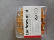 bezpiecznik, bezpieczniki płytkowe mini 5Ax81 szt. plus gratis