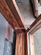 Okno drewniane jedno skrzydłowe rozwierno -uchylne