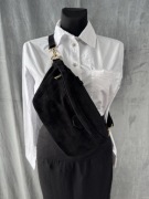 Nerka torebka zamsz naturalny Włoska - nowa