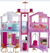 BARBIE DLY32 Piętrowy domek dla lalek, winda 