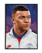 Kylian Mbappé PLAKAT A3 - Real Madryt, PSG - trzecia sztuka GRATIS