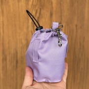 Woreczek / etui na smaczki dla psa FIOLETOWE