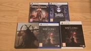 Zestaw 3 gier PS5 Wo Long Fallen Dynasty PS5 Darq PS5 PS5 Hired Gun PS5