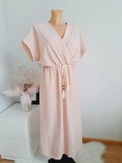 Nowa Sukienka midi boho kopertowa Italy wiskoza uniwersalny