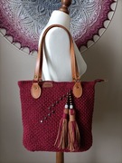 Torebka ręcznie wykonana na szydełku, Torebka, Handmade, Szydełko