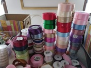 Wstążki wstążeczki satynowe szyfonowe