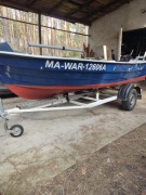 Łódź Łódka wędkarska turystyczna motorowa Romana 