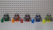 Lego Rock Monster figurki Boulderax Firox Meltrox Glaciator Sulfurix 