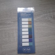 Zakładki indeksujące PET 200 szt 12x45 mm Kayet University