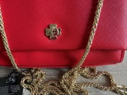 Czerwona torebka listonoszka OCHNIK