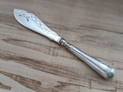 BRYTYJSKI POSREBRZANY NÓŻ DO MASŁA GRAWER 20cm