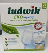 Ludwik tabletki do zmywarki All in one 75 szt w opakowaniu
