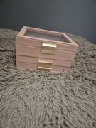 Duża różowa szkatułka