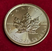 20 dolarów 2026 - złota moneta Kanadyjski Liść Klonowy 1/2 oz 
