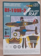 Samolot myśliwski Messerschmitt Bf-109 E-3 RAF, 1:33, GPM stan bdb