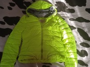 Puchowa kurtka jesienno-zimowa żółty NEON rozm.M