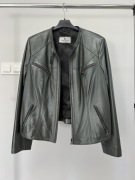 Nowa damska kurtka skórzana Gian Luca Ochnik z perłowym połyskiem