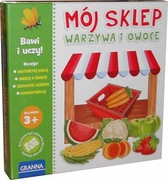 Nowa, zafoliowana gra dla dzieci 'Mój sklep - warzywa i owoce' Granna