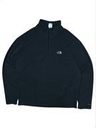 Szary rozpinany do połowy Polar The North face TKA 100