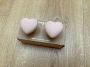 Zara Home – ceramiczne uchwyty w kształcie serca, różowe (2 szt.) - NOWE