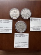 Zestaw 100 zł Mieszko i Dąbrówka 1966 próba komplet menniczy