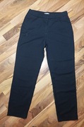 Czarne damskie proste spodnie H&M roz.38