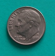 10 CENTÓW USA 1996 ONE DIME LIBERTY Roosevelt