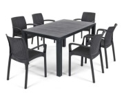 Krzesła ogrodowe + stół Ratan