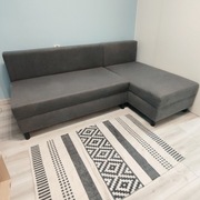 Kanapa z Ikei kolor ciemnoszary