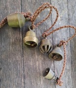 5 szt. zabytkowych dzwonków lata 60-te XXw. SS Sarna Indie