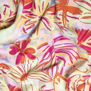 Snood wiskoza Cavalier wiskoza kwiaty czapka Hug me