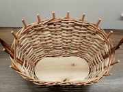 Duży prezentowy kosz wiklinowy 40 cm