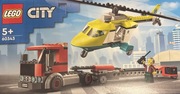 Zestaw Lego City 60343 helikopter ratunkowy, laweta