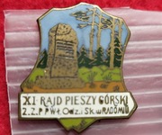 XI Rajd Pieszy Górski Radom 1972