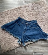 Krótkie spodenki motylki wysoki stan