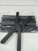 Silikonowe podstawki pod garnki składane czarne 4 szt 20 cm