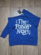 Kardigan Pull & Bear STWD "The Poison News", rozmiar L-XL