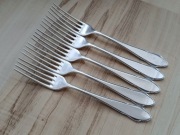 Widelce obiadowe posrebrzane 
