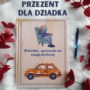 Prezent dla Dziadka Święta Urodziny Rocznicę Pamiętnik Wspomnienia Rodzinny