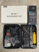 AKASO Brave 7 4K 30FPS 20MP WiFi Waterproof IPX8 EIS 2 x 1350mAh Batteries