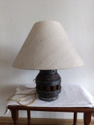 Stara lampa z piasty wozu – sprawna, styl rustykalny/vintage