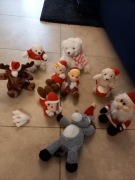 Zestaw pluszaków świątecznych coca cola