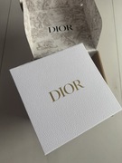 Dior białe pudełko prezentowe złote logo w pięknym opakowaniu 23/23/12 cm
