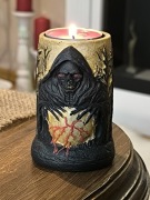 Świecznik tealight zjawa Gothic ponury żniwiarz duch 
