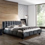 Nowe Łóżko tapicerowane Belly 160x200 grubsze boki i zagłówek