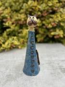 Kot ceramiczny ręcznie robiony