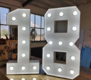 18 podświetlana cyfry 